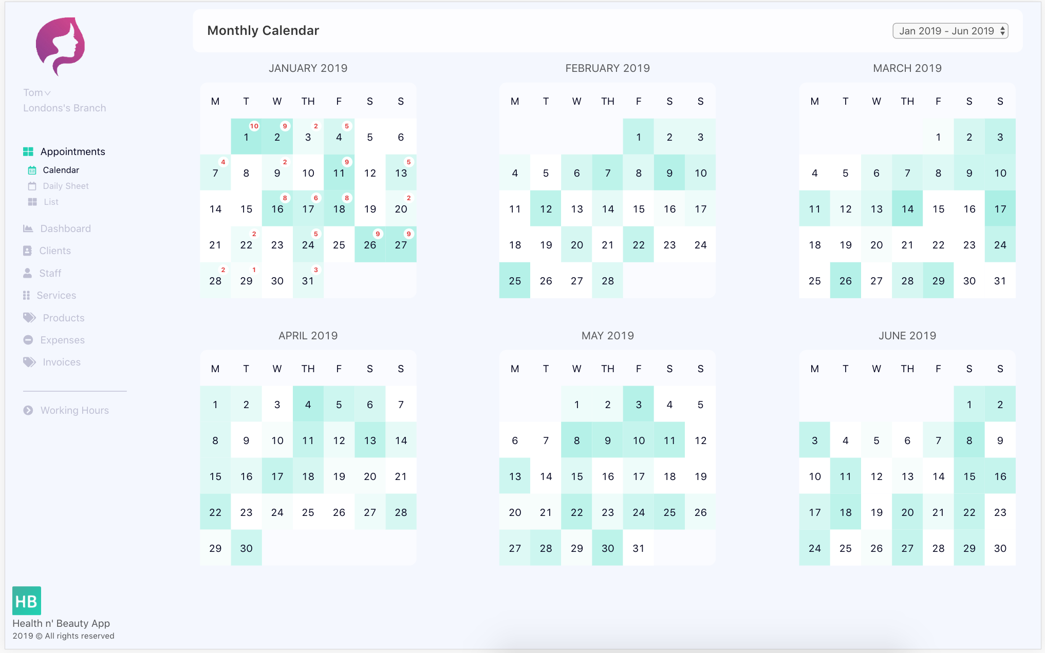 Calendar Heatmap